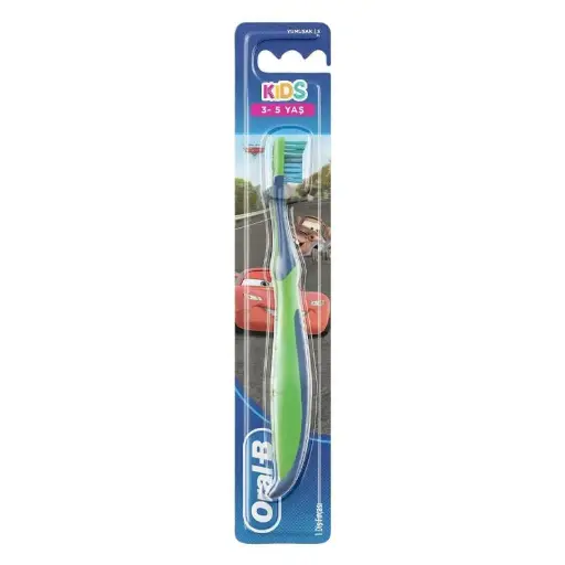 [130547] مسواک کودک پسرانه اورال بی مدل Disney Cars مناسب 3 تا 5 سال
