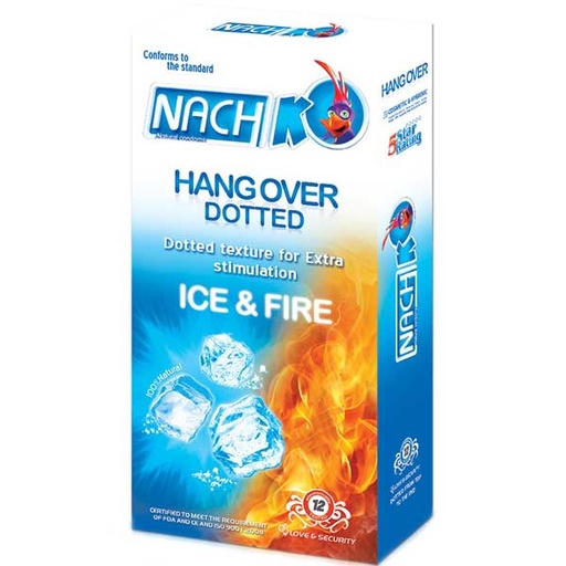 [3472] کاندوم تاخیری یخ و آتش ناچ کدکس NACH KODEX HANG OVER