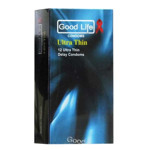 [3680] کاندوم بسیار نازک و تاخیری گودلایف good life ultra thin