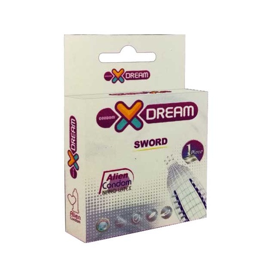 کاندوم فضایی شمشیری ایکس دریم مدل Sword بسته 1 عددی