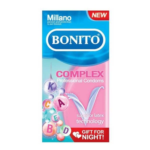 [5737] کاندوم سفت کننده و خاردار بونیتو Bonito Complex