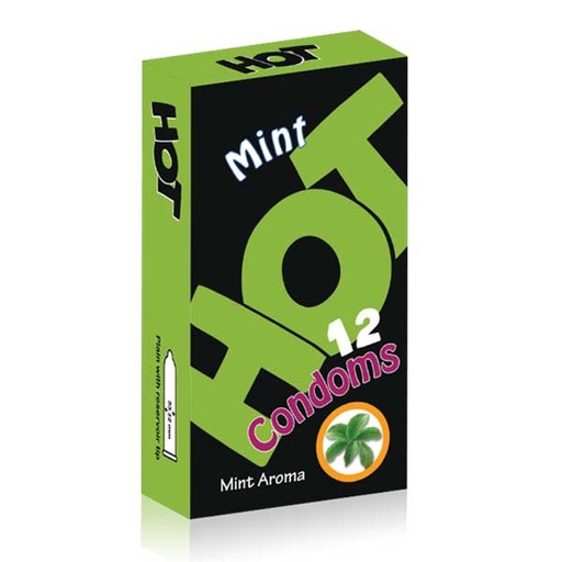 [7057] کاندوم نعنا hot mint condom