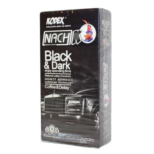 [7646] کاندوم تاخیری و نازک کدکس مدل Black Dark