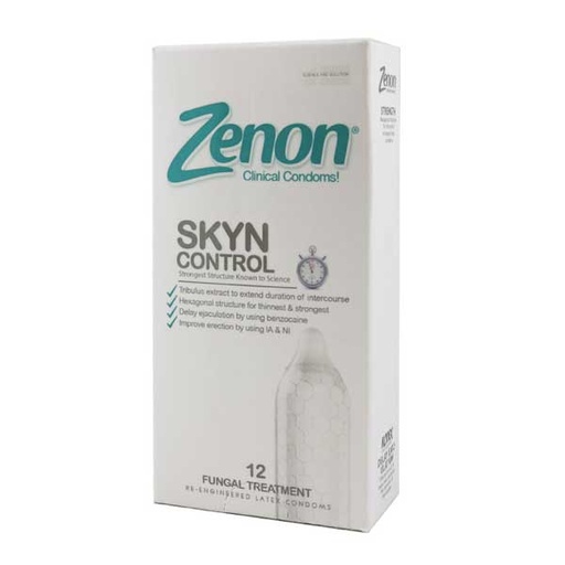 [8442] کاندوم زنون مدل skeyn control بسته 12 عددی