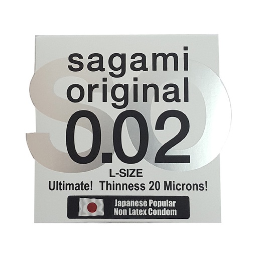 [8456] کاندوم ساگامی سایز بزرگ تک عددی Sagami Original 0.02