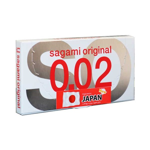 [8489] کاندوم ساگامی سایز نرمال دو عددی Sagami Original 0.02
