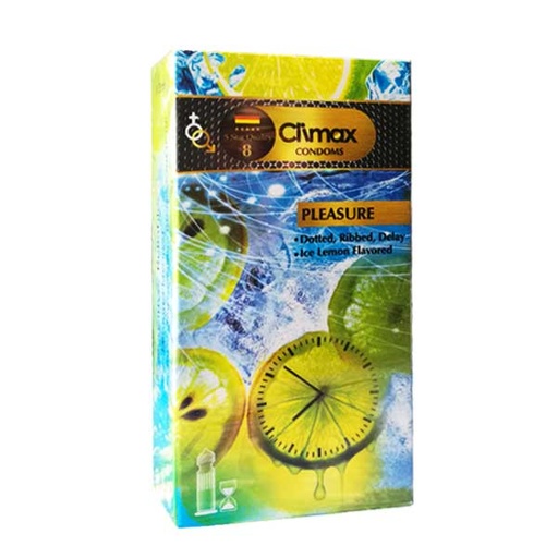 [8779] کاندوم خادار و تاخیری کلایمکس با اسانس لیمو نعناع Climax Pleasure
