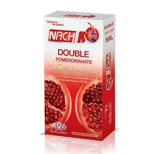 [8838] کاندوم کدکس مدل Double Pomegranate بسته 12 عددی