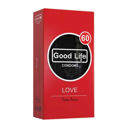 کاندوم گودلایف مدل LOVE بسته 12 عددی