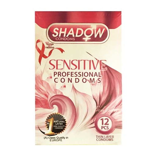 کاندوم شادو مدل حساس Sensitive بسته 12 عددی