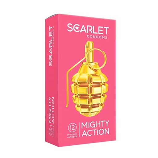 کاندوم اسکارلت مدل MIGHTY ACTION