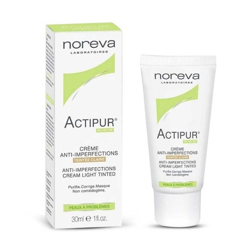 کرم ضد جوش BB نوروا مدل Actipur رنگ بژ روشن
