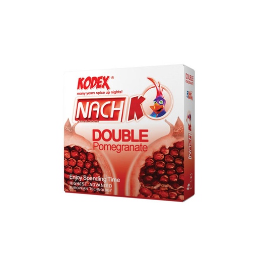 کاندوم کدکس مدل Double Pomegranate بسته ۳ عددی