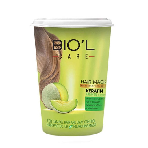 [30149] ماسک مو بیول مدل argan & melon حجم 500 میلی لیتر