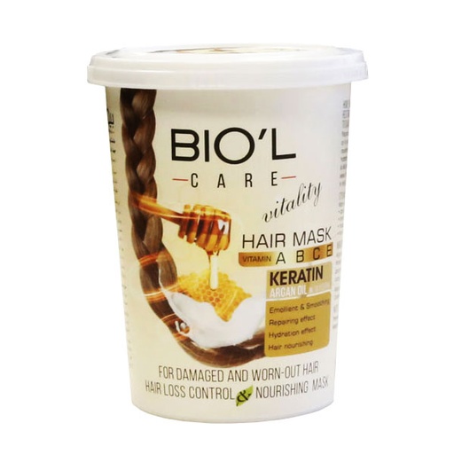 ماسک موی شیر و عسل بیول حجم 500 میل
