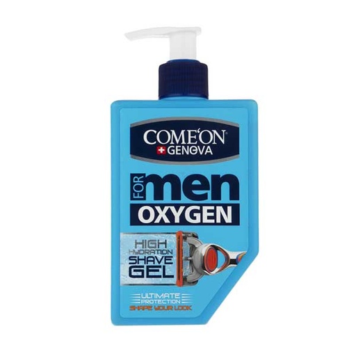 [30294] ژل اصلاح ریش مردانه کامان مدل Oxygen حجم 260 میل