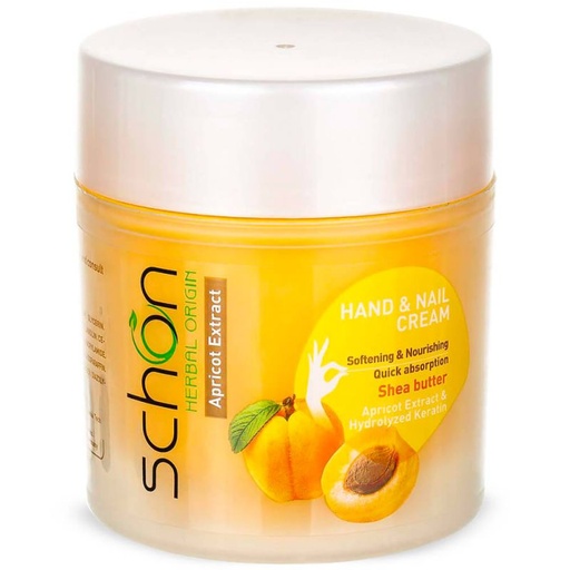 کرم دست و ناخن کاسه ای زردآلو شون حجم150 میل