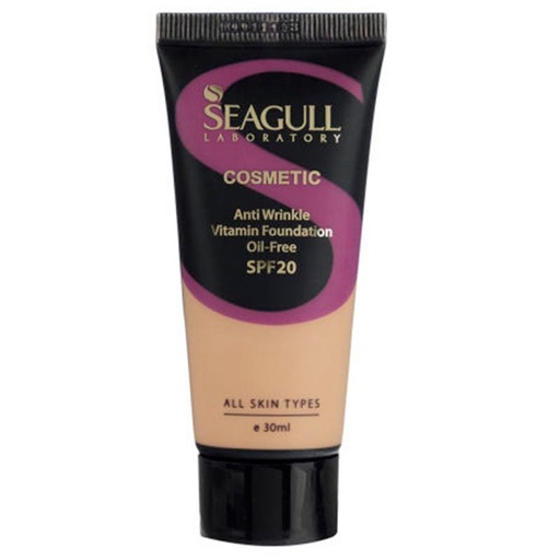 [34545] کرم پودر ضد چروک SPF20 سی گل حجم 30 میل - شماره 08 (Beige)