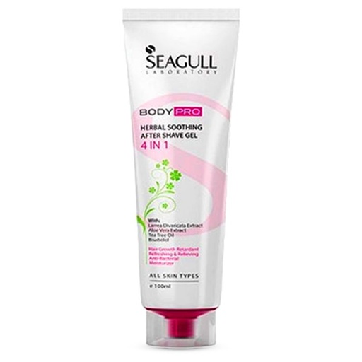 ژل التیام بخش پس از اصلاح گیاهی 4 در 1 مناسب انواع پوست سی گل 100 میل