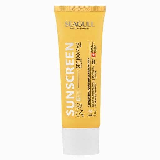[34569] کرم ضد آفتاب بی رنگ سی گل مدل  SPF100 Max مناسب انواع پوست 50 میل