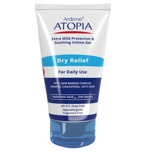 [34628] ژل شستشوی بسیار ملایم ناحیه ژنیتال آردن سری اتوپیا مدل Dry Relief حجم 150 میل