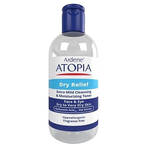 [34634] تونیک پاک کننده بسیار ملایم صورت و اطراف چشم آردن سری اتوپیا مدل Dry Releif حجم 250 میل