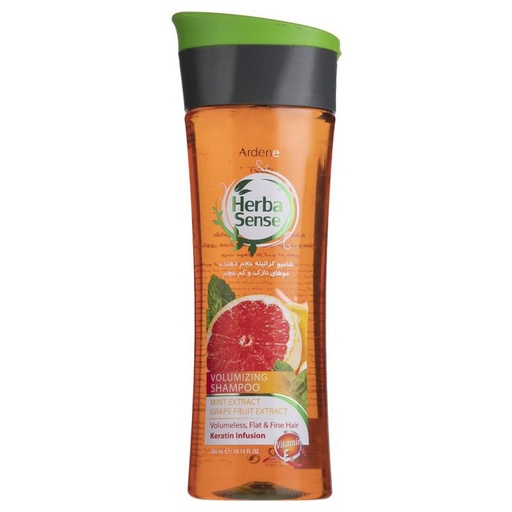 شامپو کراتینه حجم دهنده آردن سری هرباسنس حجم 300 میل