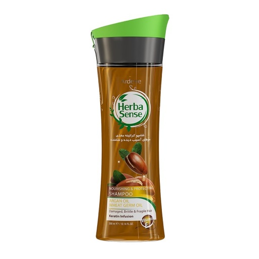 شامپو کراتینه مغذی آردن سری هرباسنس حجم 300 میل