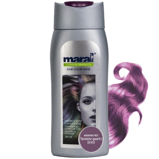 شامپو رنگساژ مارال 200 میل 8.90 (یاسی کوارتز)