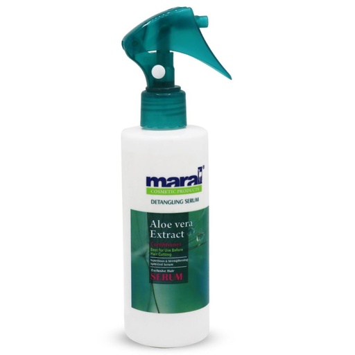 سرم موی گره باز کن مارال حاوی عصاره آلوئه ورا مناسب انواع مو حجم 250 میل