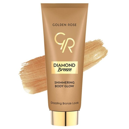 شیمر بدن گلدن رز مدل Diamond Breeze حجم 75 میل - شماره 02 (برنز)