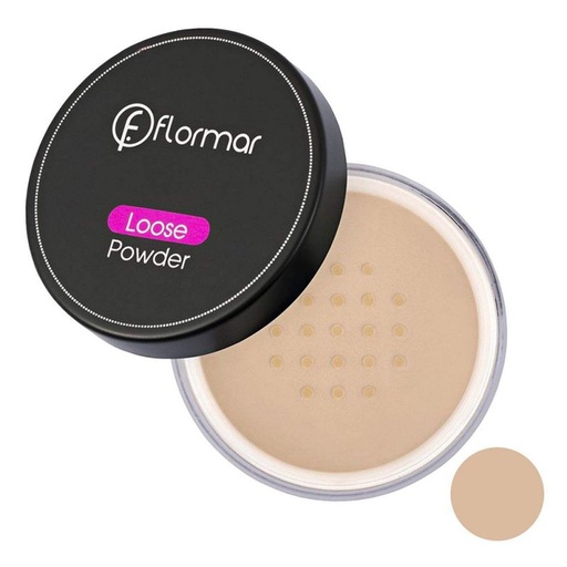 [36355] پودر فیکساتور آرایش رنگی فلورمار - شماره 03 (Medium Sand)