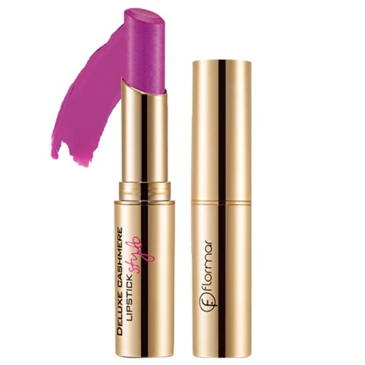 [36907] رژ لب فلورمار مدل Deluxe Cashmere شماره DC32 رنگ Violet Transmit