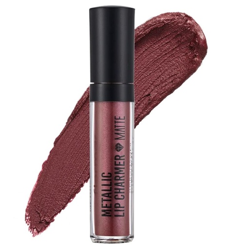 [37233] رژ لب مایع متالیک مات فلورمار مدل Lip Charmer - شماره 04 (Charmer)
