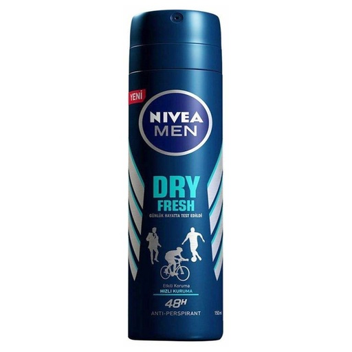 [38064] اسپری دئودورانت مردانه نیوا مدل Dry Fresh حجم 150 میل