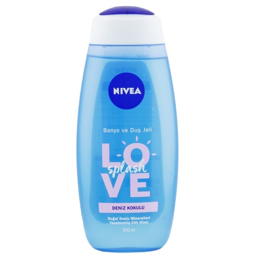 شامپو بدن نیوا مدل Love Splash حجم 500 میل