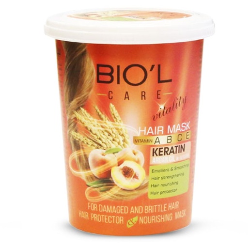 [38272] ماسک مو بیول سری Vitality مدل Peach And Wheat حجم 500 میل