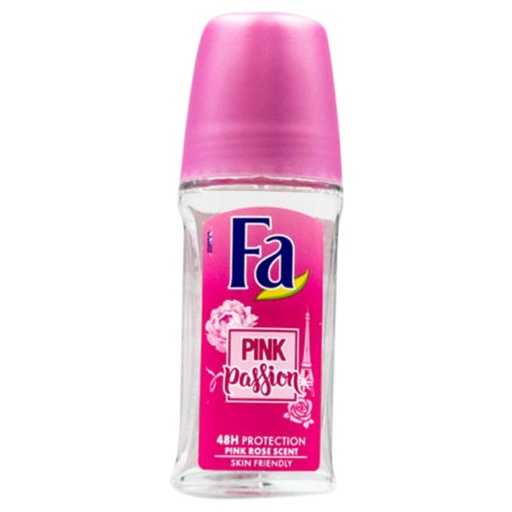 [39027] رول ضد تعریق زنانه فا مدل Pink Passion حجم 50 میل