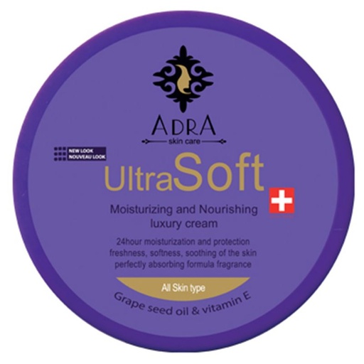 کرم مرطوب کننده و مغذی آدرا مدل روغن هسته انگور حجم 200 میل