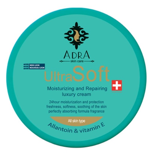 [39319] کرم مرطوب کننده و ترمیم کننده آدرا مدل Ultra Soft حجم 200 میل