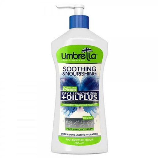 [39589] ژل کرم آبرسان آمبرلا مدل Oil plus حجم 600 میل
