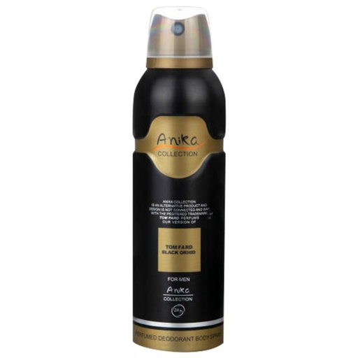 اسپری دئودورانت مردانه آنیکا مدل Tom ford black orchid حجم 200 ميل
