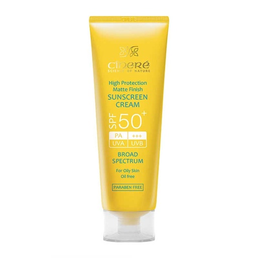 [40173] کرم ضد آفتاب SPF 50 بدون رنگ سینره مناسب پوست های چرب و جوش دار 50 میل