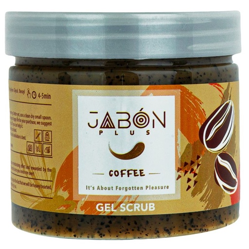[40337] ژل اسکراب لایه بردار پوست ژبن پلاس مدل Coffee وزن 375 گرم