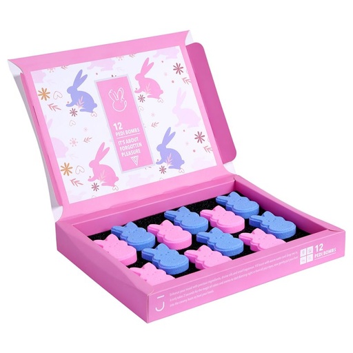 [40355] کوکتل پدیکور ژبن پلاس مدل Rabbit وزن 600 گرم بسته 12 عددی