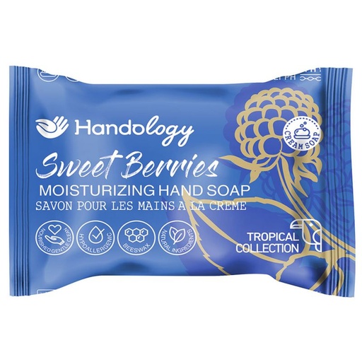 صابون مرطوب کننده هندولوژی مدل تراپیکال با رایحه توت وزن 75 گرمی