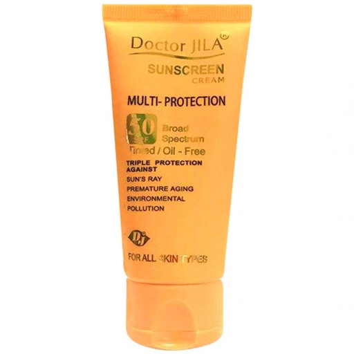 [40866] کرم ضد آفتاب دکتر ژیلا مدل multi-protection حجم 50 گرم