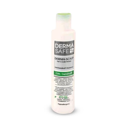 [41135] شامپو ضد شوره درماسیف سری درما اسکالپ مدل Oily Dandruff حجم ۲۰۰ میل