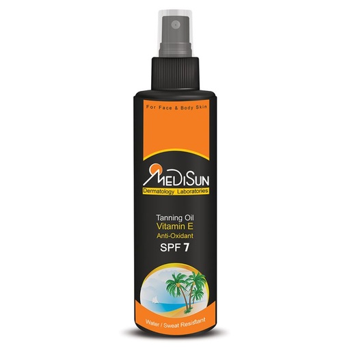 روغن آفتاب مدیسان SPF7 حجم 200 میل