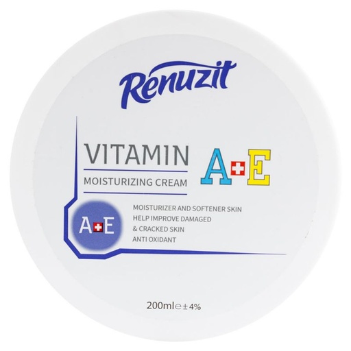 [41872] کرم نرم کننده رینوزیت مدل VITAMIN A+E حجم 200 میل